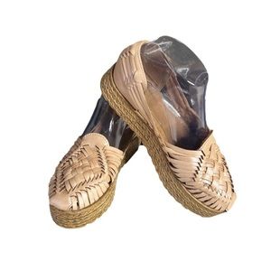 Platform authentic mexican huarache sandals